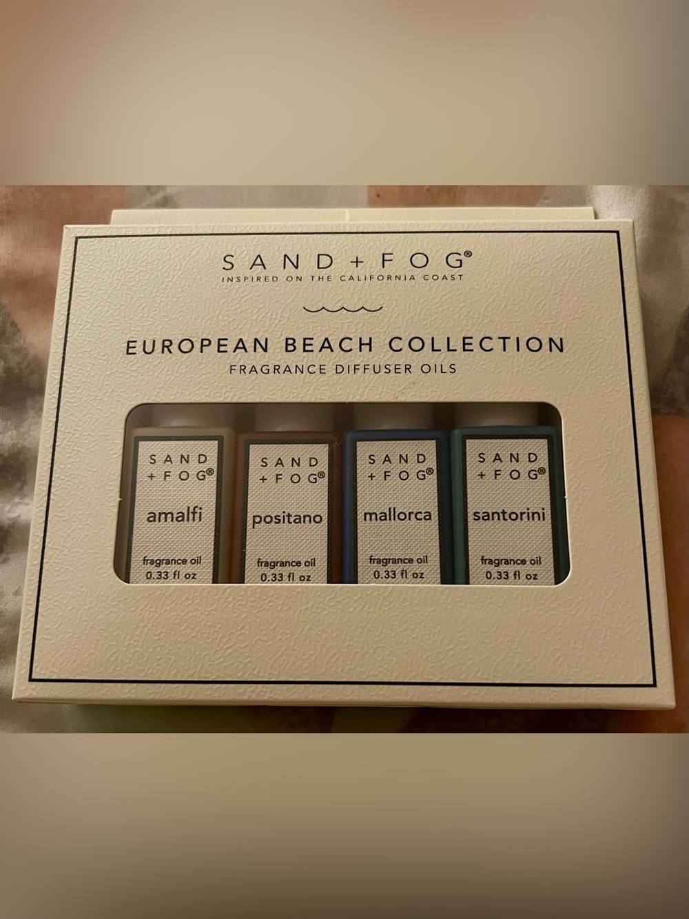 SAND+FOG European Beach Collection Fragrance Diffuser Oils - Neutral Tones